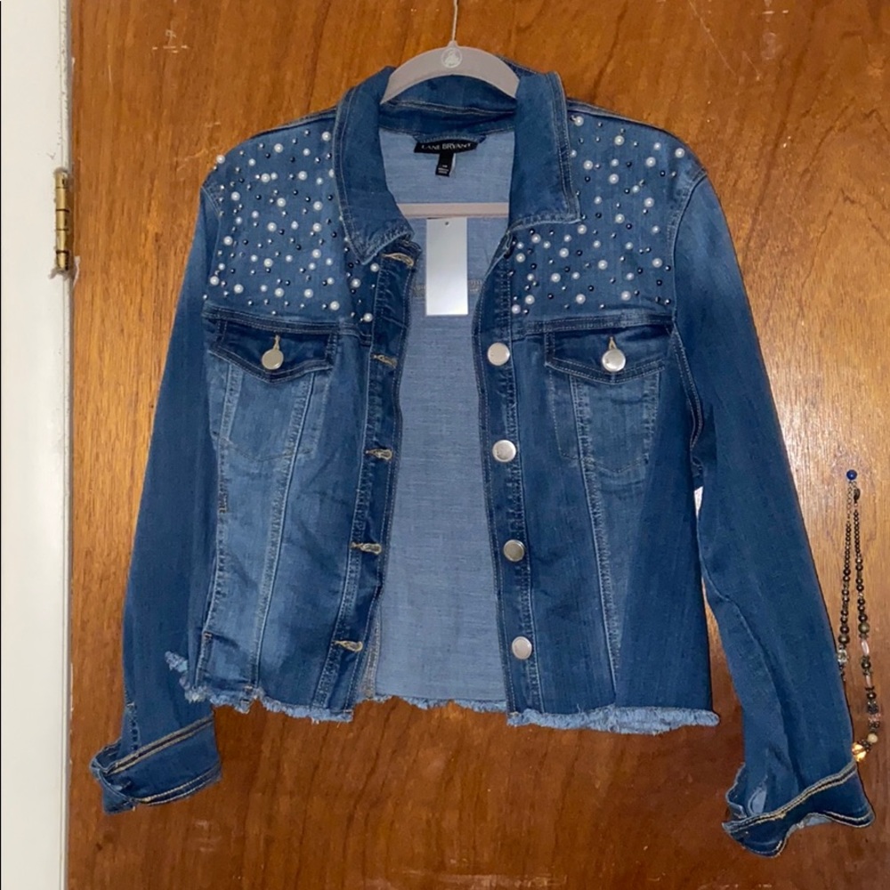 Lane Bryant Jean Jacket NWT